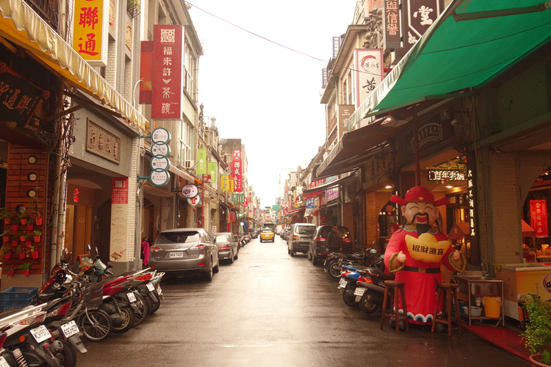 Voyage à Taipei à Taïwan Quartier Dihua street