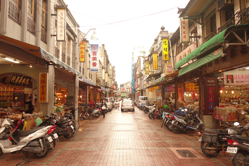 Voyage à Taipei à Taïwan Quartier Dihua street