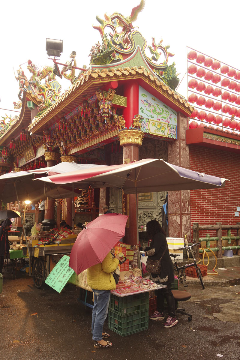 Voyage à Taipei à Taïwan Quartier Dihua street