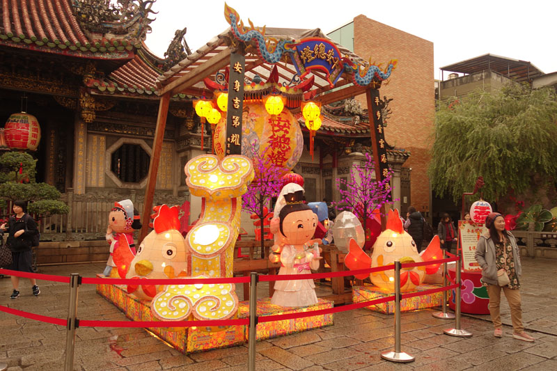 Voyage à Taipei à Taïwan Quartier Wanuha Temple Lunghshan