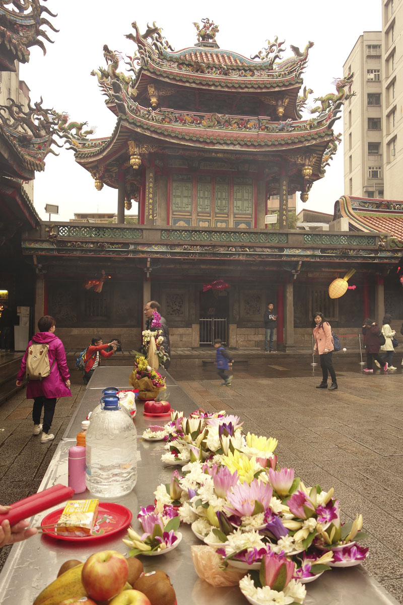 Voyage à Taipei à Taïwan Quartier Wanuha Temple Lunghshan