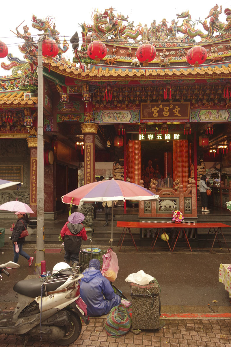 Voyage à Taipei à Taïwan Quartier Dihua street