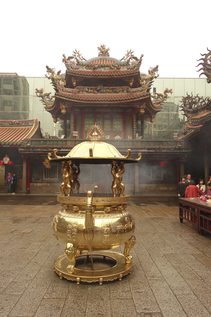 Voyage à Taipei à Taïwan Quartier Wanuha Temple Lunghshan