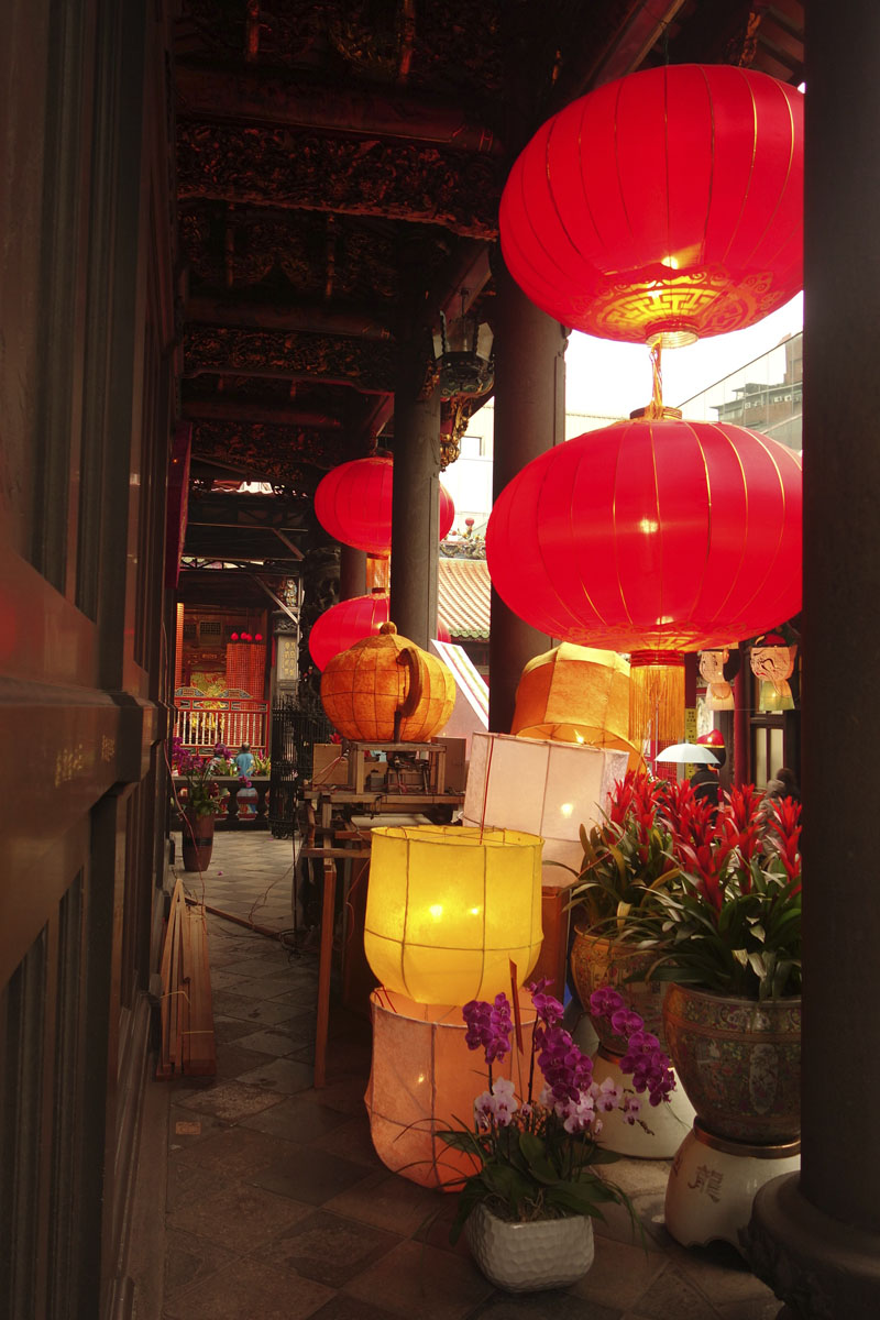 Voyage à Taipei à Taïwan Quartier Wanuha Temple Lunghshan