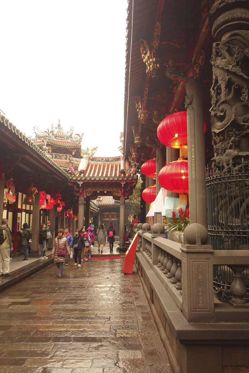 Voyage à Taipei à Taïwan Quartier Wanuha Temple Lunghshan