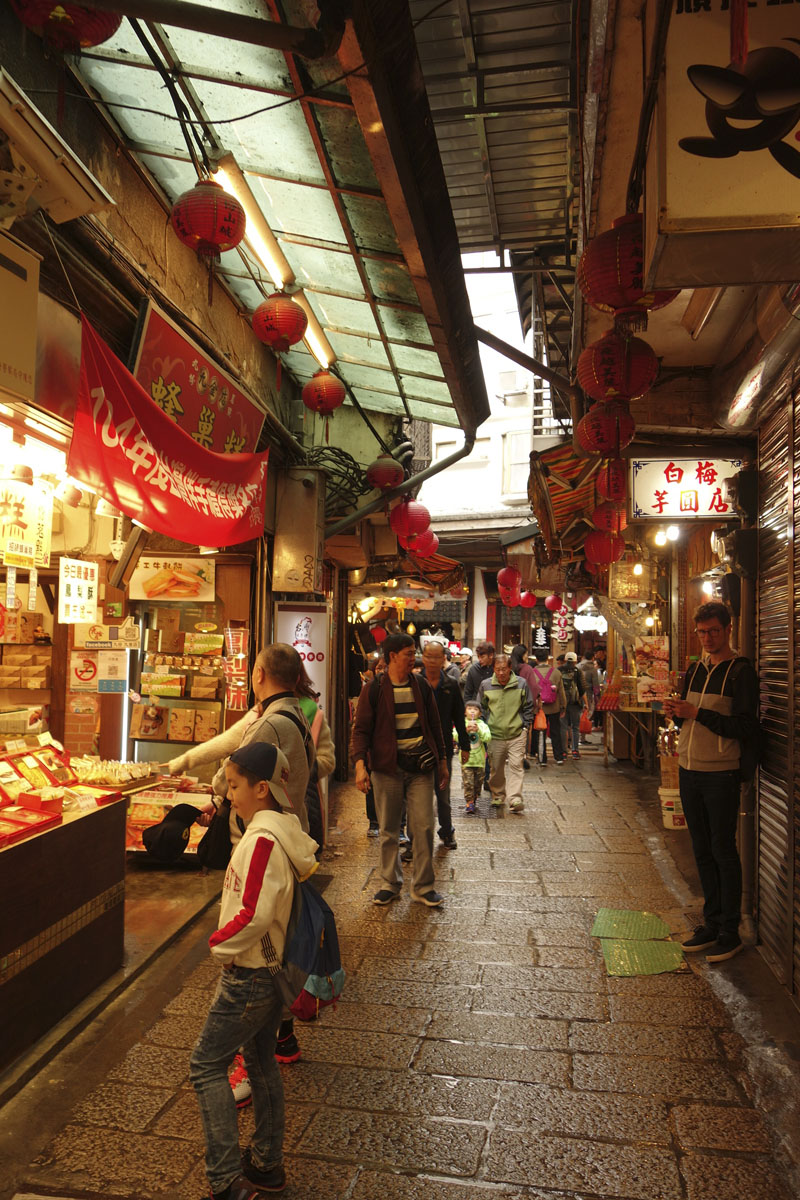 Mon voyage dans la ville de Jirufen à Taipei à Taïwan