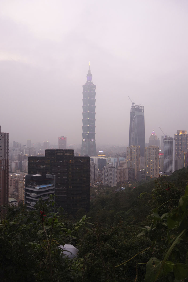 Mon voyage à Taipei à Taïwan Elephant Montain Xiangshan Hiking Trail