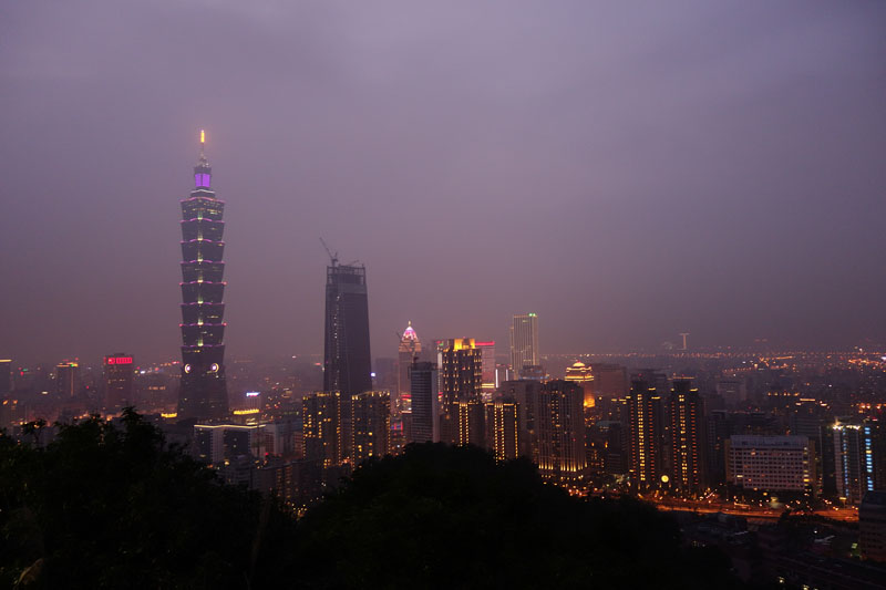 Mon voyage à Taipei à Taïwan Elephant Montain Xiangshan Hiking Trail