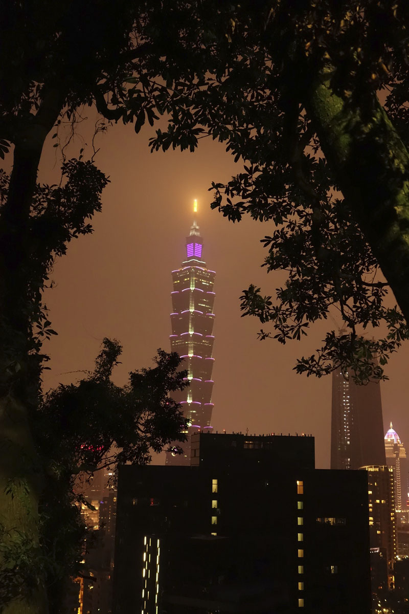 Mon voyage à Taipei à Taïwan Elephant Montain Xiangshan Hiking Trail