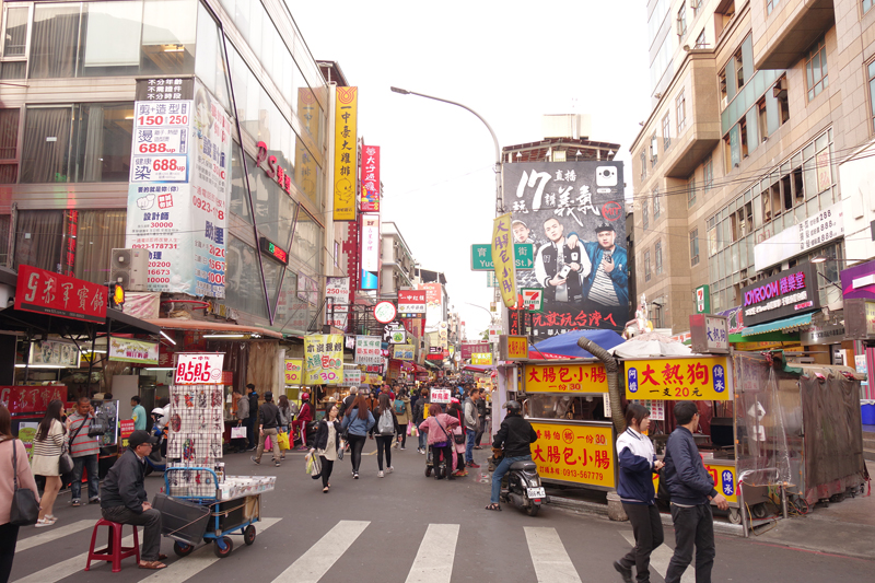 Mon voyage au Quartier Yizhong street à Taichung à Taïwan