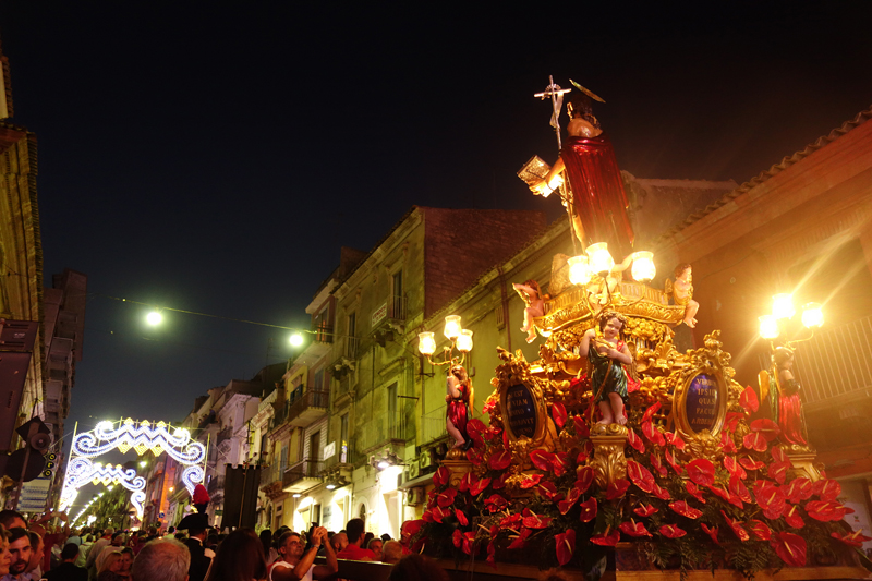 Voyage en Sicile à Ragusa Nuova et Ragusa Ibla Procession San Giovanni