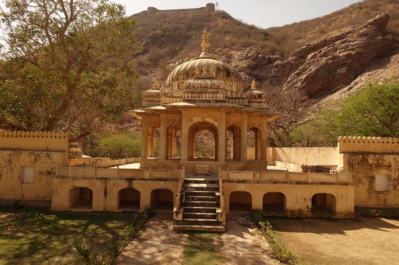 Mon voyage à Jaipur en Inde Cénotaphes de Gaitor Royal Gaitor Tumbas