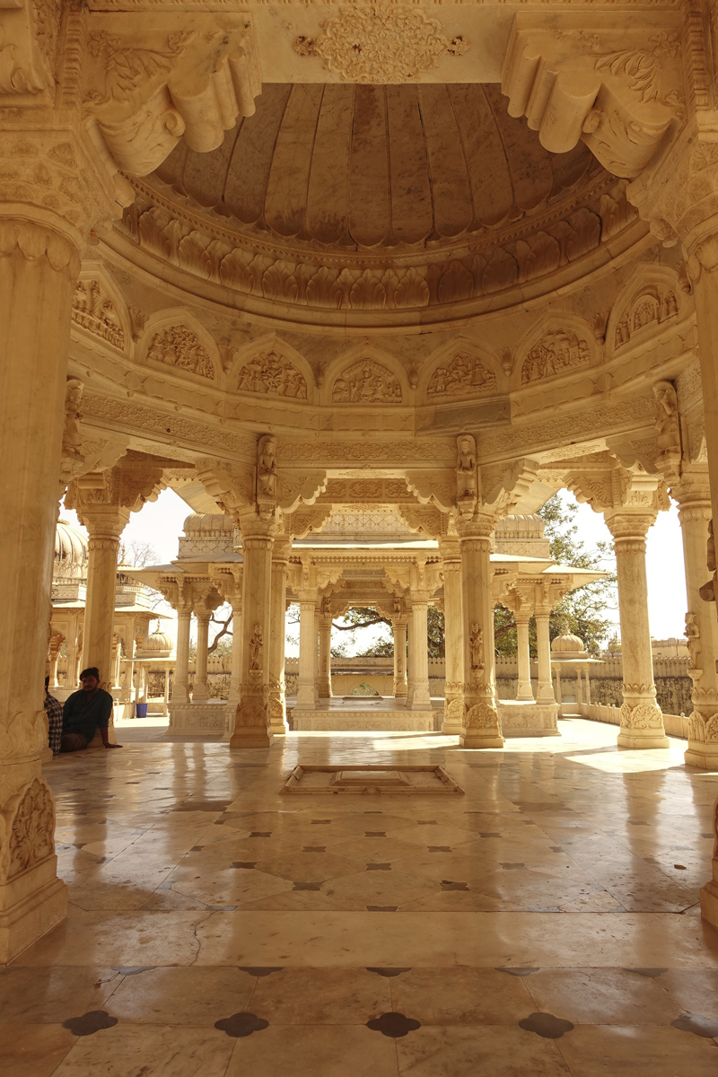 Mon voyage à Jaipur en Inde Cénotaphes de Gaitor Royal Gaitor Tumbas