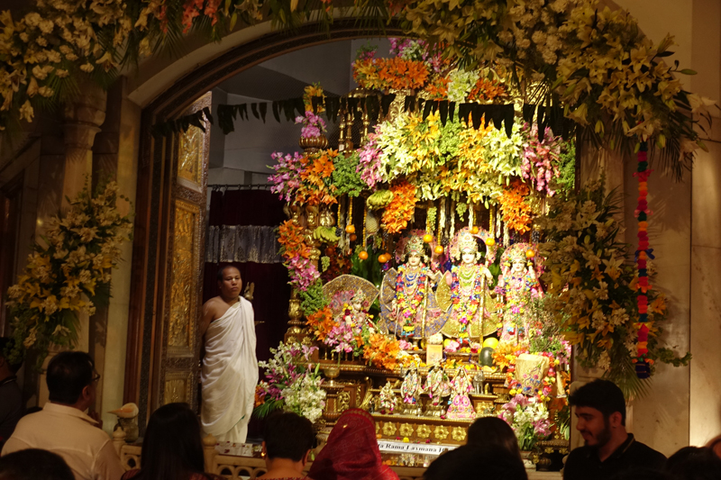 Mon voyage à Delhi en Inde Iskcon Temple