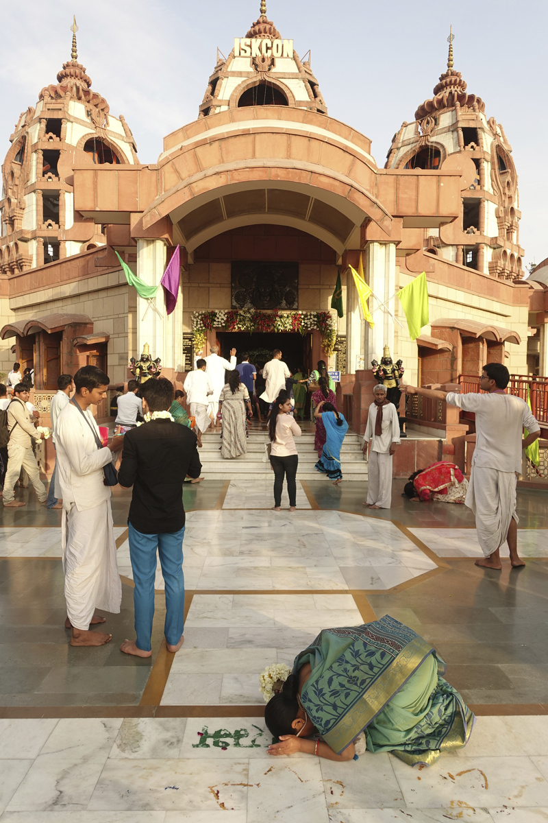 Mon voyage à Delhi en Inde Iskcon Temple
