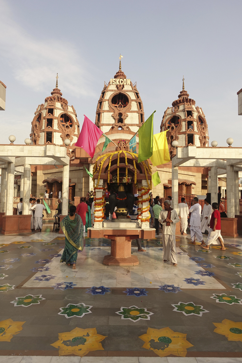 Mon voyage à Delhi en Inde Iskcon Temple