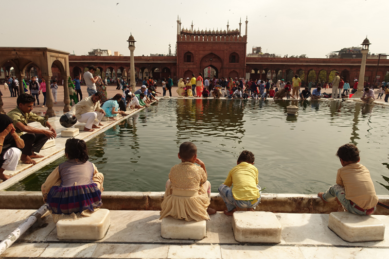 Mon voyage à Delhi en Inde Mosquée Jama Masjid