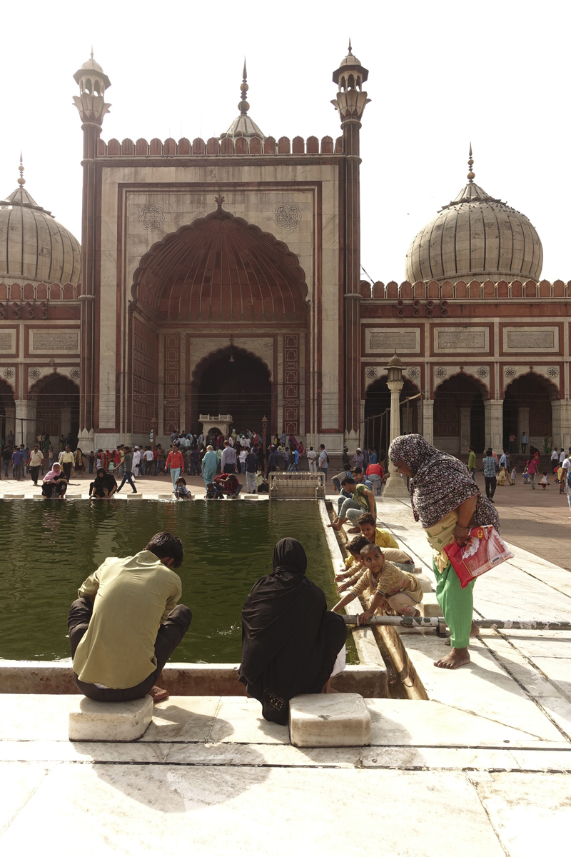 Mon voyage à Delhi en Inde Mosquée Jama Masjid