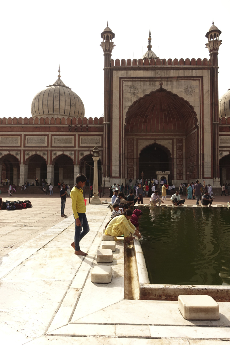 Mon voyage à Delhi en Inde Mosquée Jama Masjid