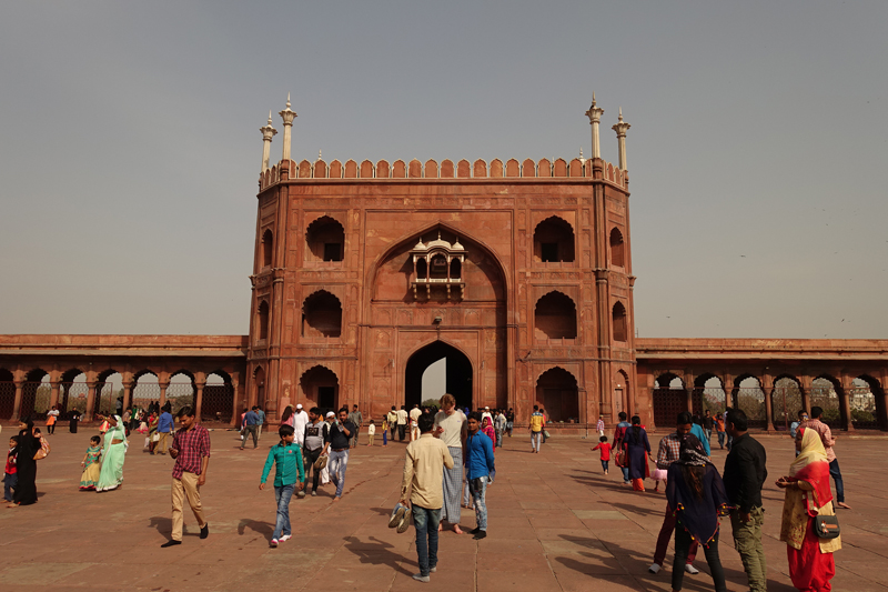 Mon voyage à Delhi en Inde Mosquée Jama Masjid