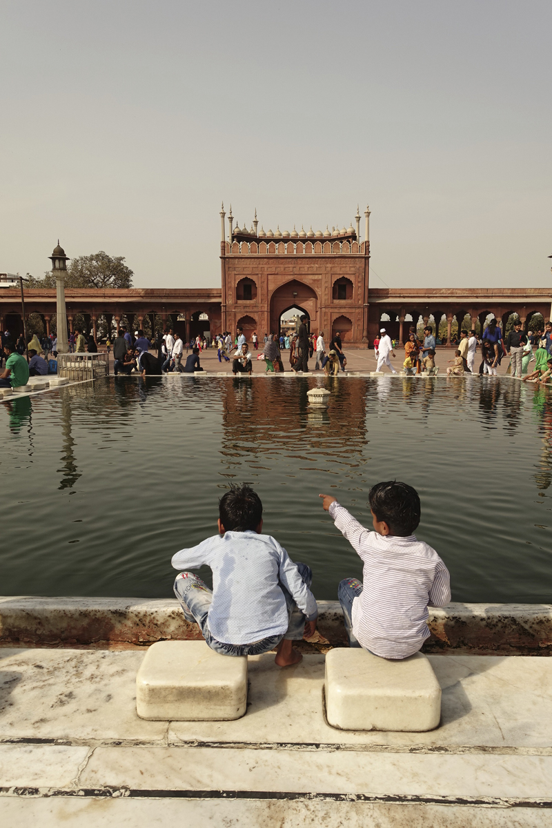 Mon voyage à Delhi en Inde Mosquée Jama Masjid