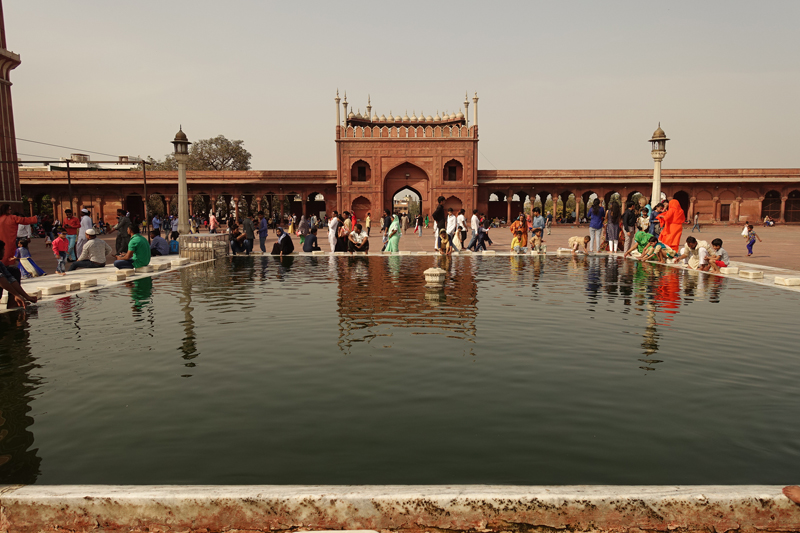 Mon voyage à Delhi en Inde Mosquée Jama Masjid