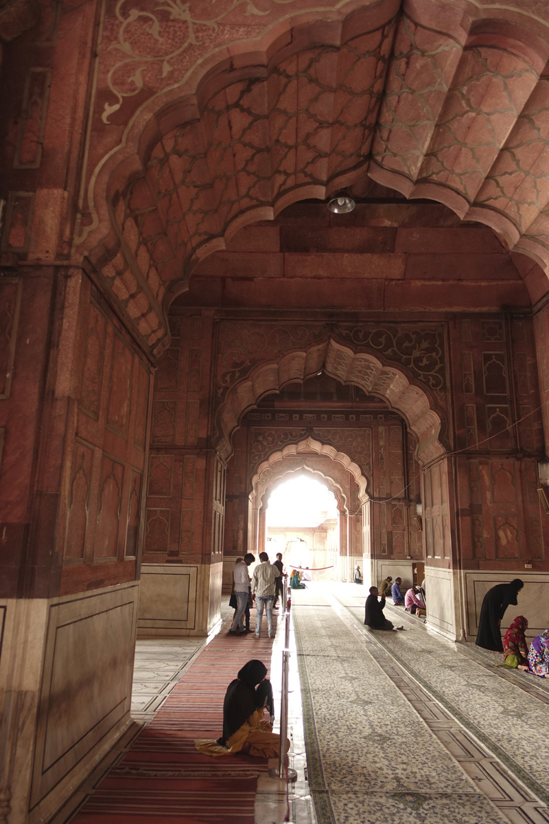 Mon voyage à Delhi en Inde Mosquée Jama Masjid