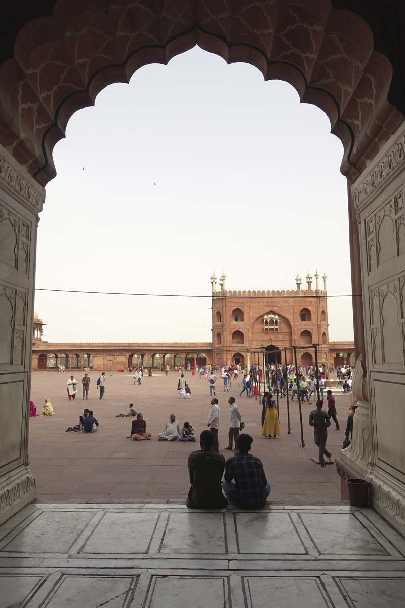 Mon voyage à Delhi en Inde Mosquée Jama Masjid