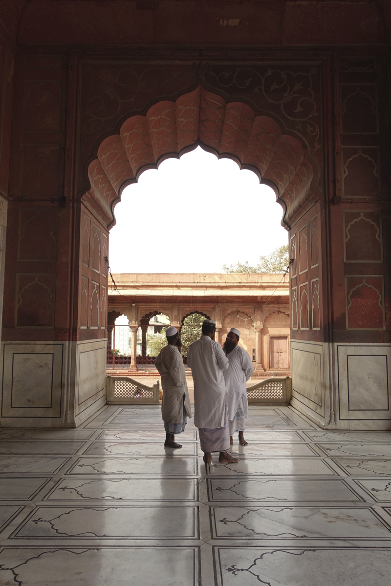 Mon voyage à Delhi en Inde Mosquée Jama Masjid