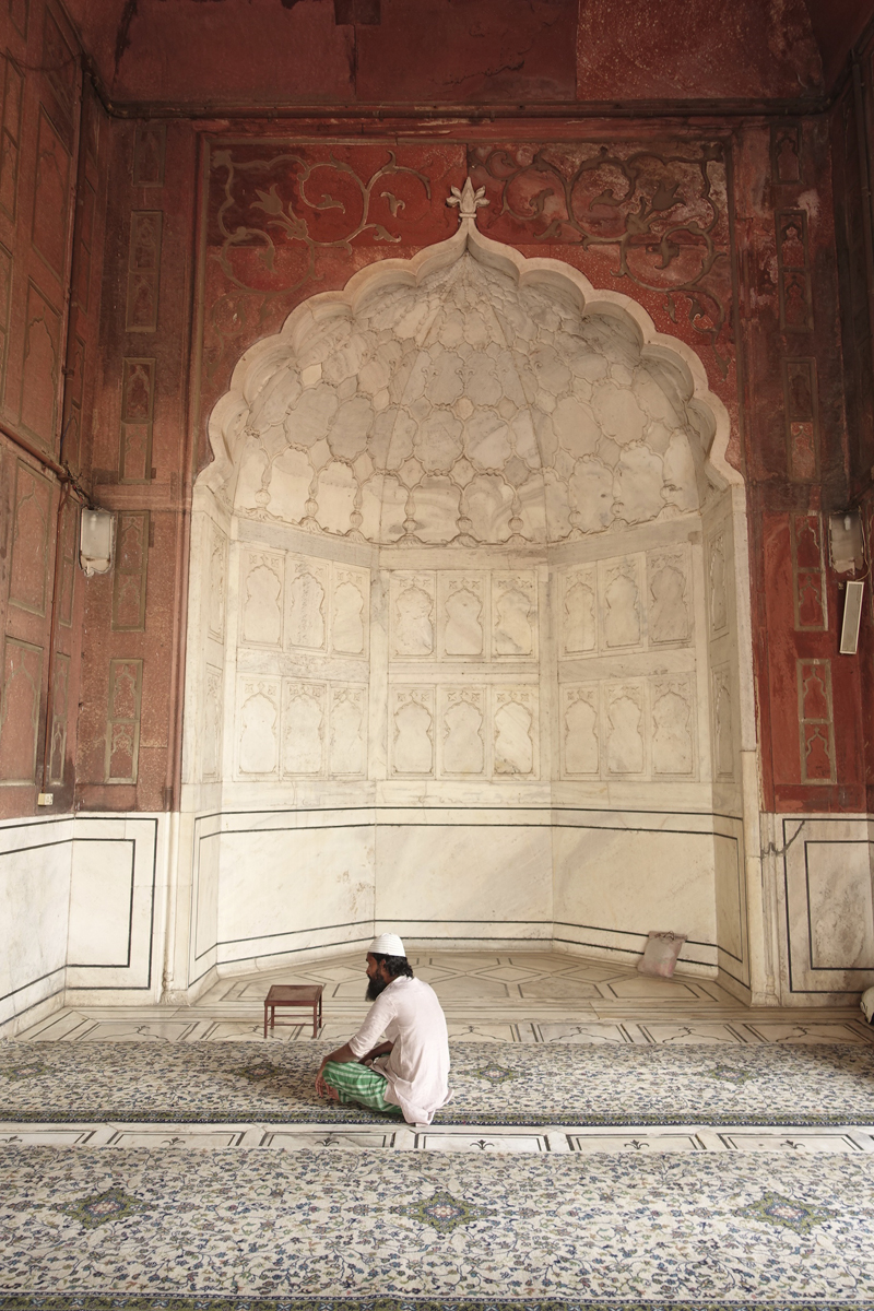 Mon voyage à Delhi en Inde Mosquée Jama Masjid