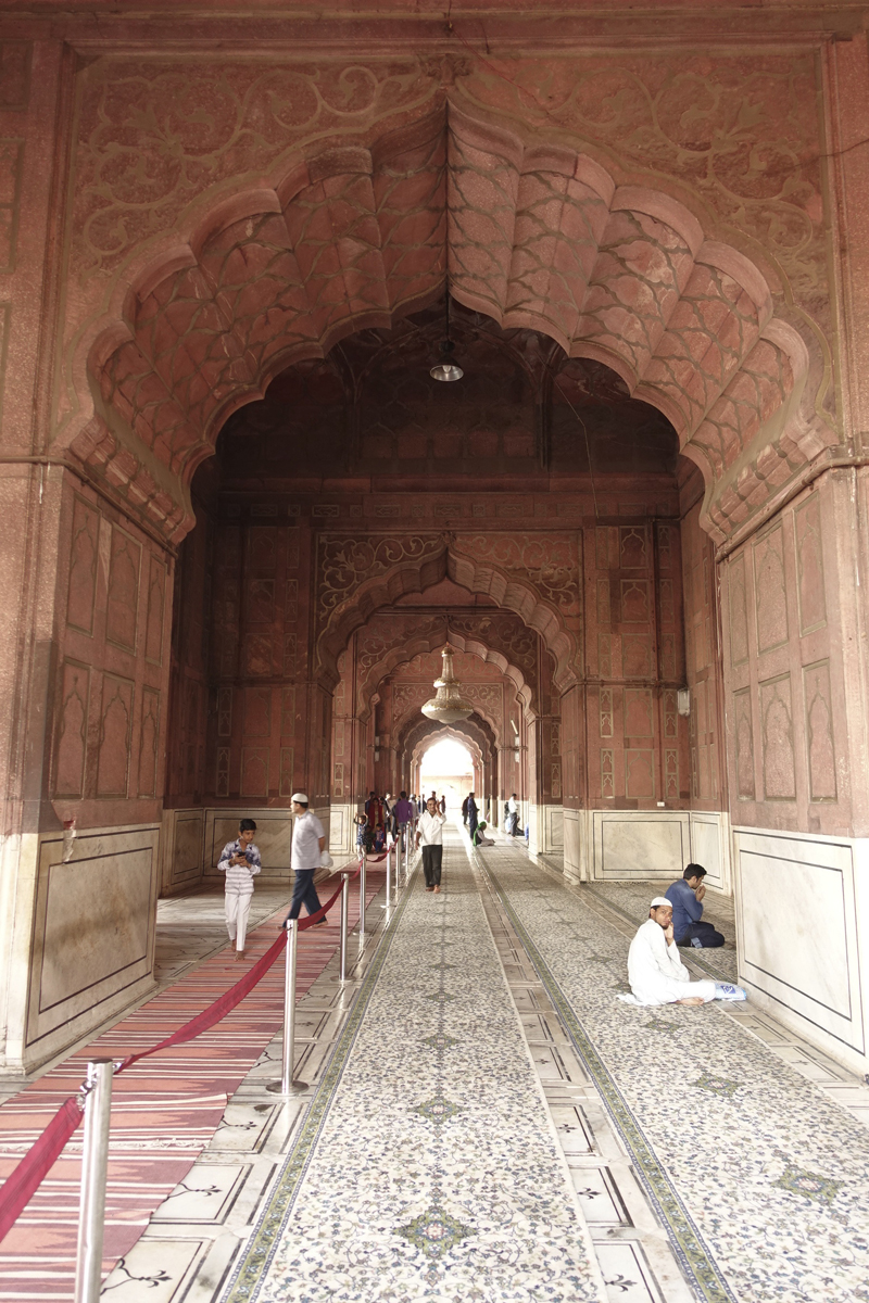 Mon voyage à Delhi en Inde Mosquée Jama Masjid