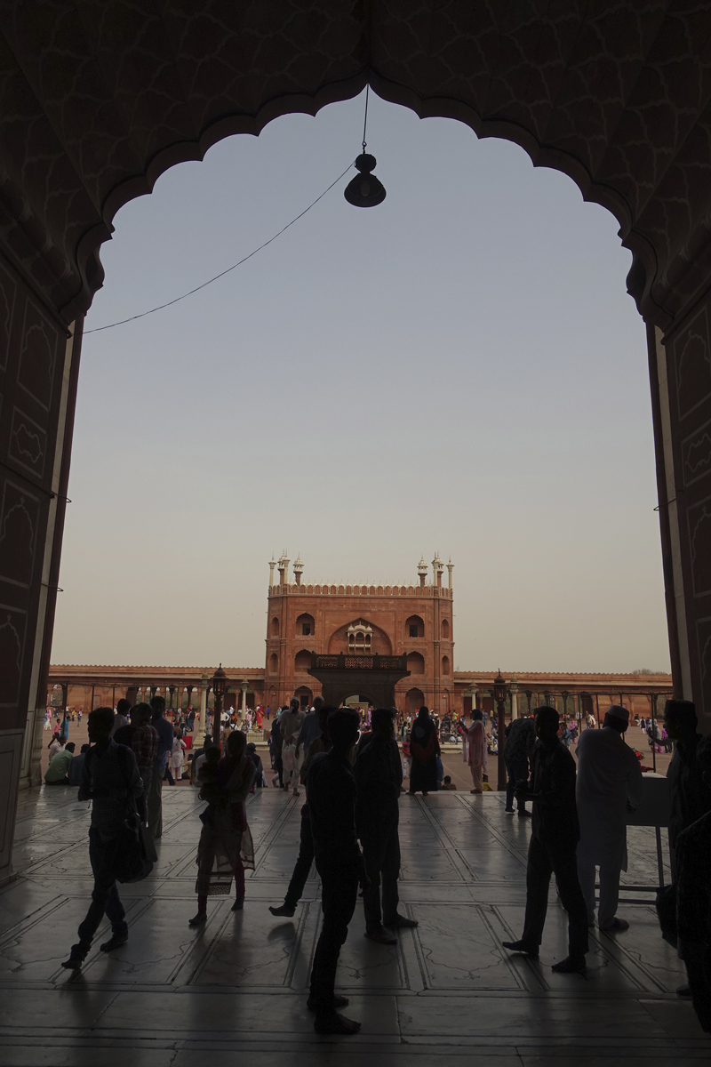 Mon voyage à Delhi en Inde Mosquée Jama Masjid