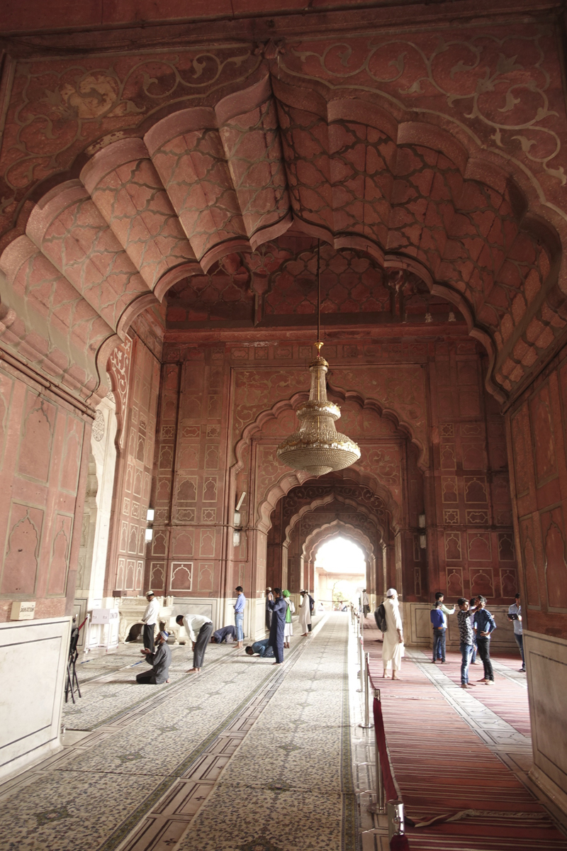 Mon voyage à Delhi en Inde Mosquée Jama Masjid