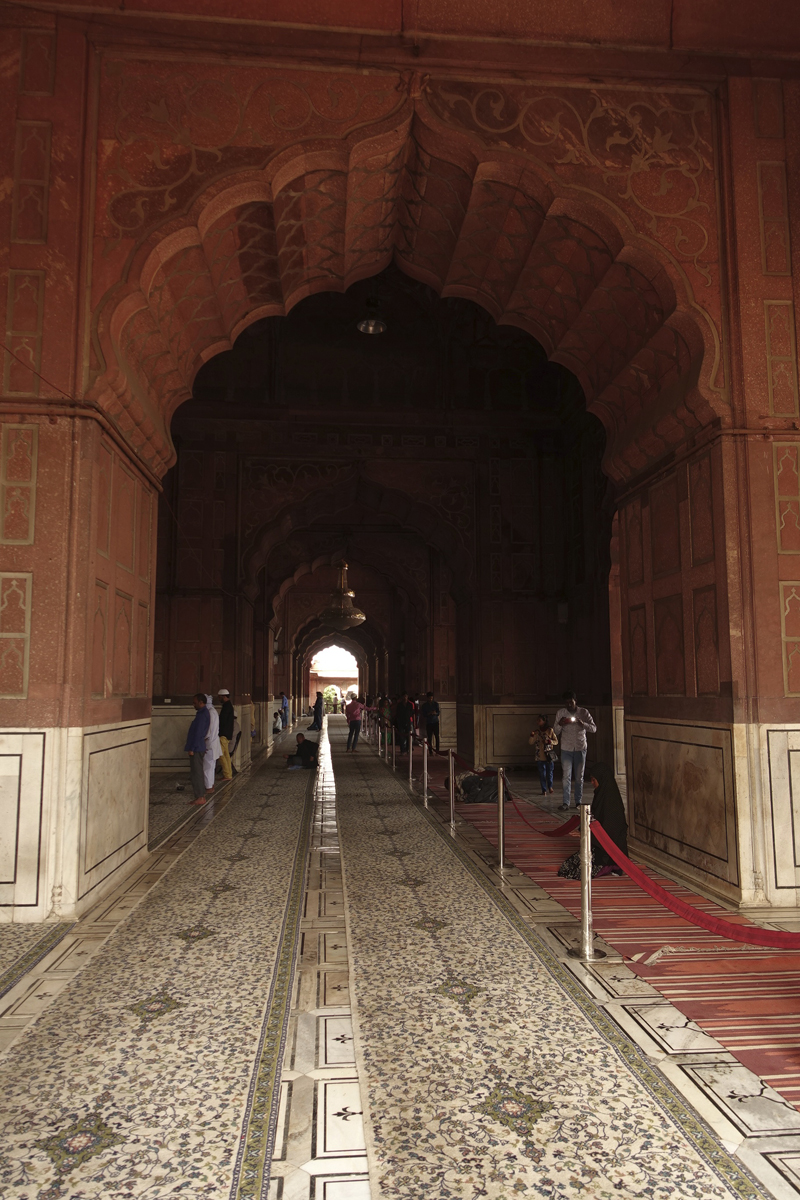 Mon voyage à Delhi en Inde Mosquée Jama Masjid