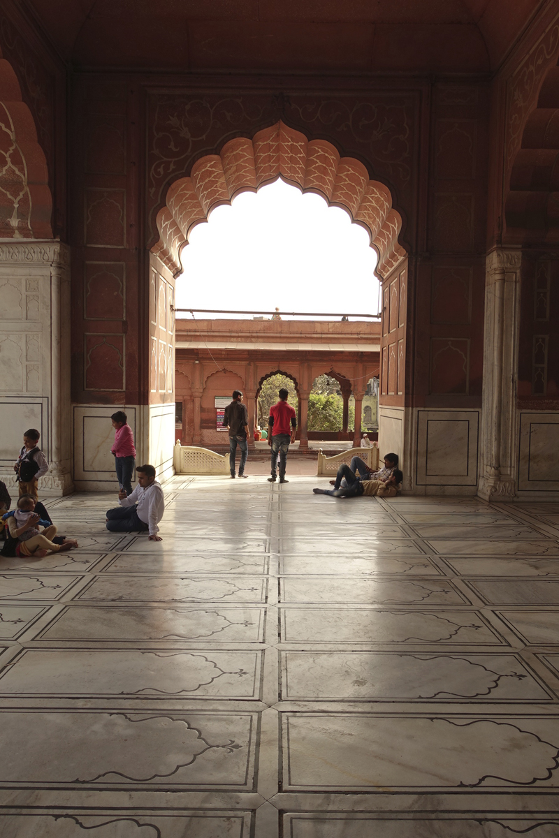 Mon voyage à Delhi en Inde Mosquée Jama Masjid