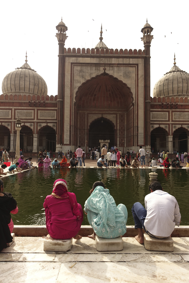 Mon voyage à Delhi en Inde Mosquée Jama Masjid
