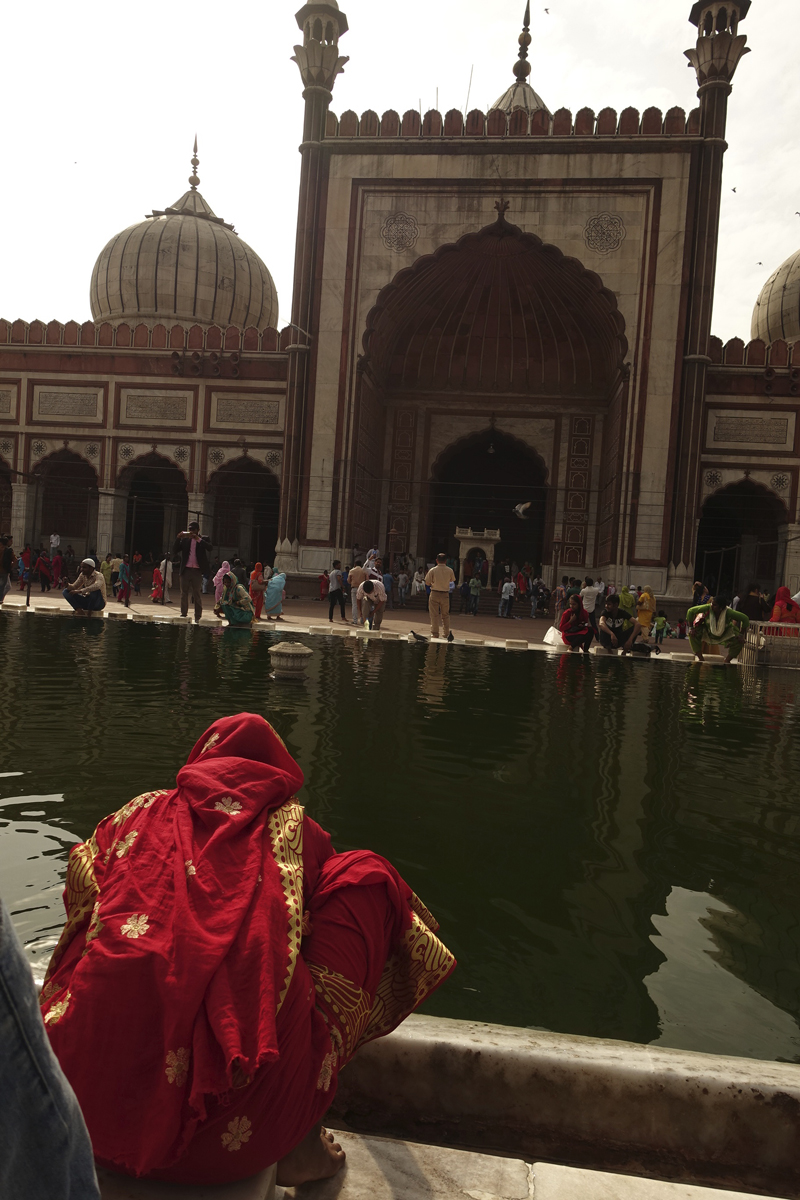 Mon voyage à Delhi en Inde Mosquée Jama Masjid