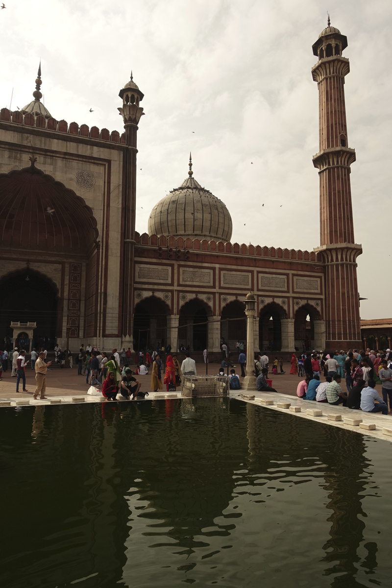 Mon voyage à Delhi en Inde Mosquée Jama Masjid