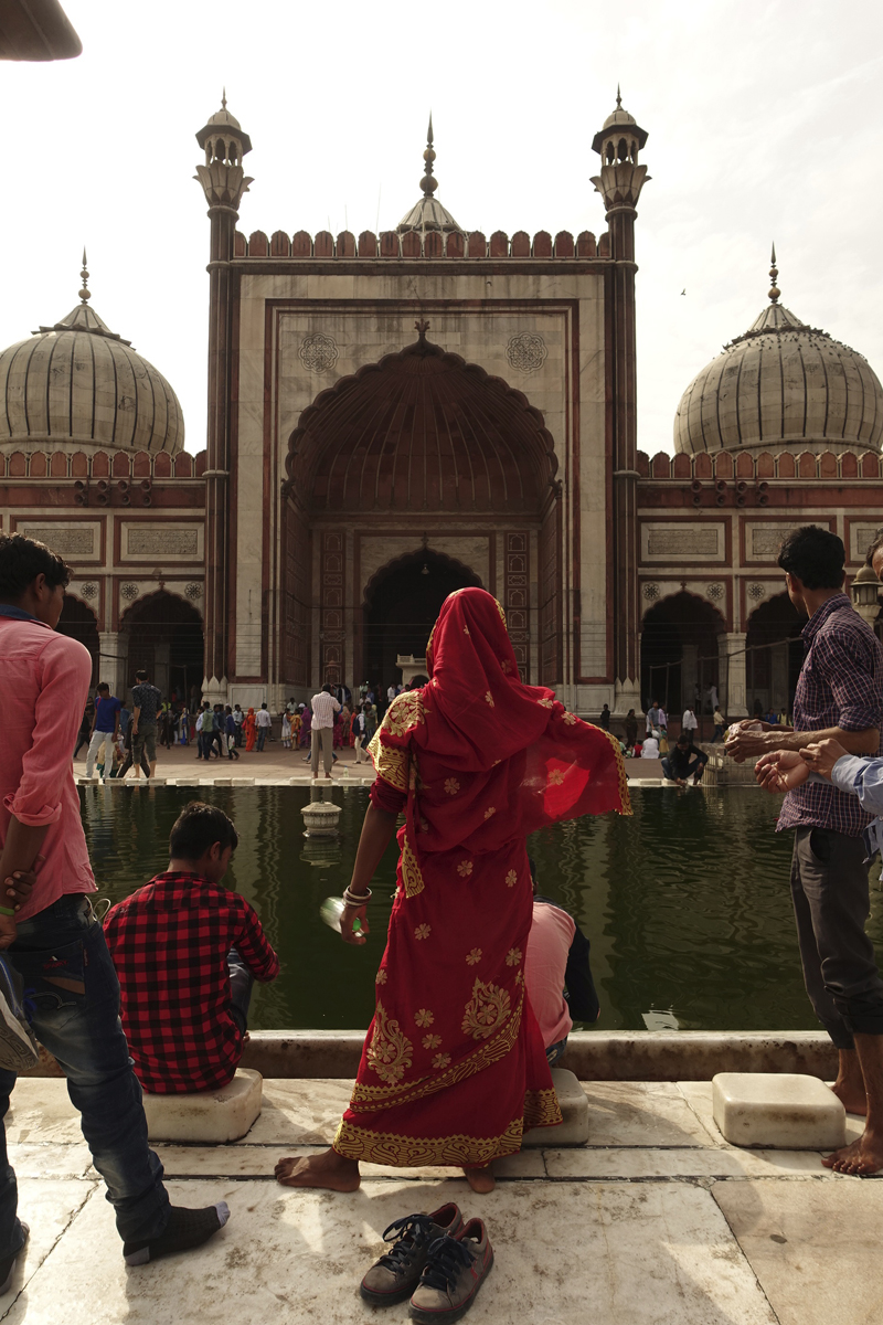 Mon voyage à Delhi en Inde Mosquée Jama Masjid