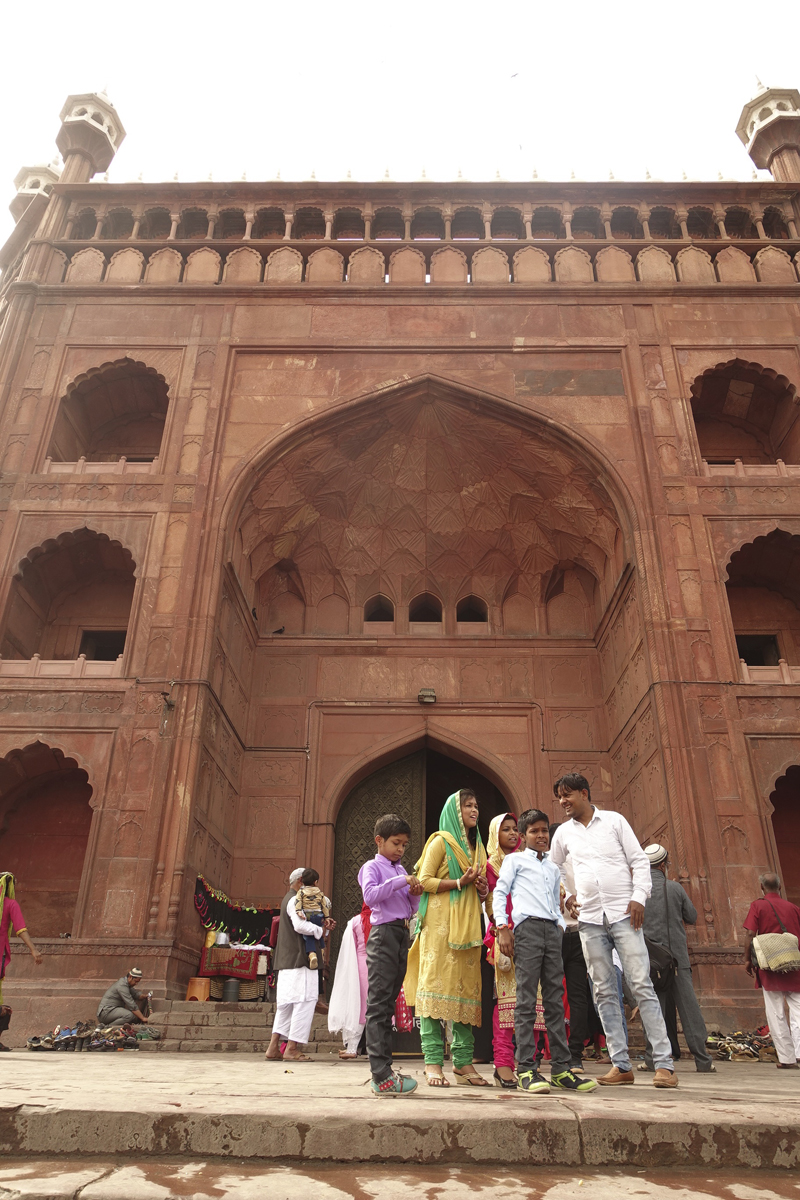 Mon voyage à Delhi en Inde Mosquée Jama Masjid