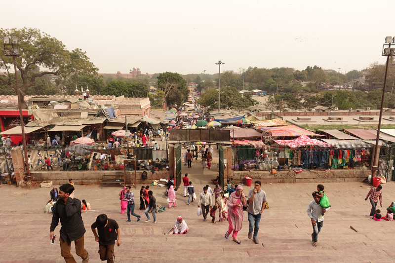 Mon voyage à Delhi en Inde Mosquée Jama Masjid