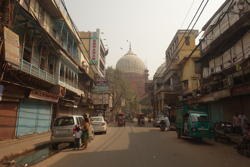 Mon voyage à Delhi en Inde Mosquée Jama Masjid