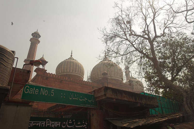 Mon voyage à Delhi en Inde Mosquée Jama Masjid