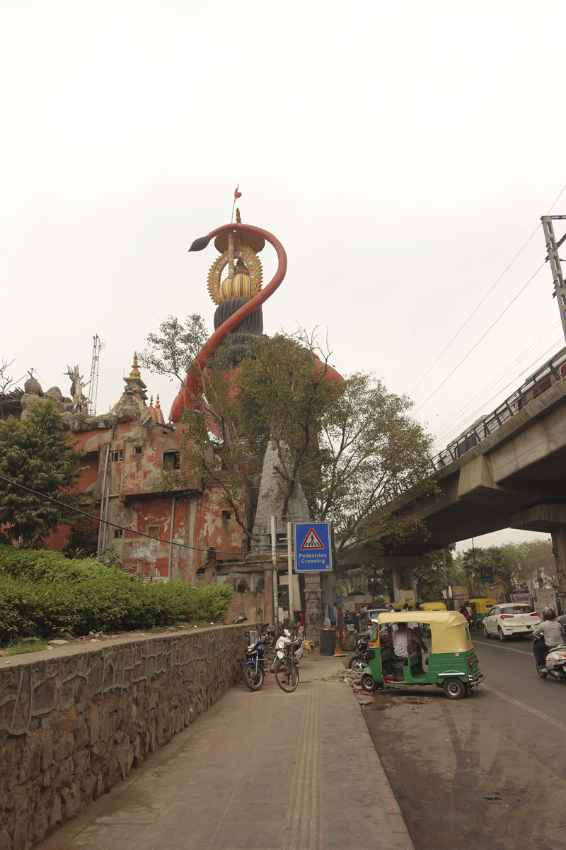 Mon voyage à Delhi en Inde Temple Hanuman