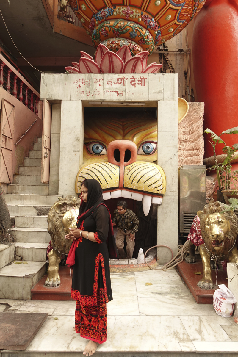 Mon voyage à Delhi en Inde Temple Hanuman