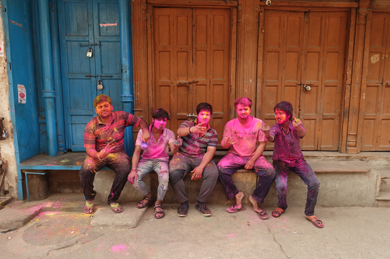 Mon voyage à Delhi en Inde Fête des couleurs Holi