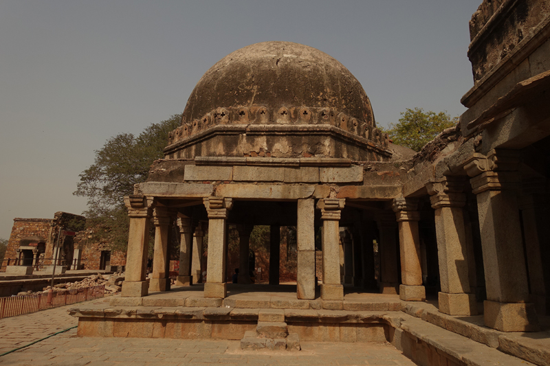 Mon voyage à Delhi en Inde Hauz Khas village