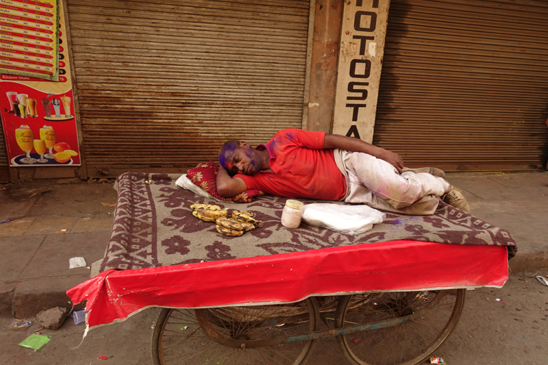 Mon voyage à Delhi en Inde Fête des couleurs Holi