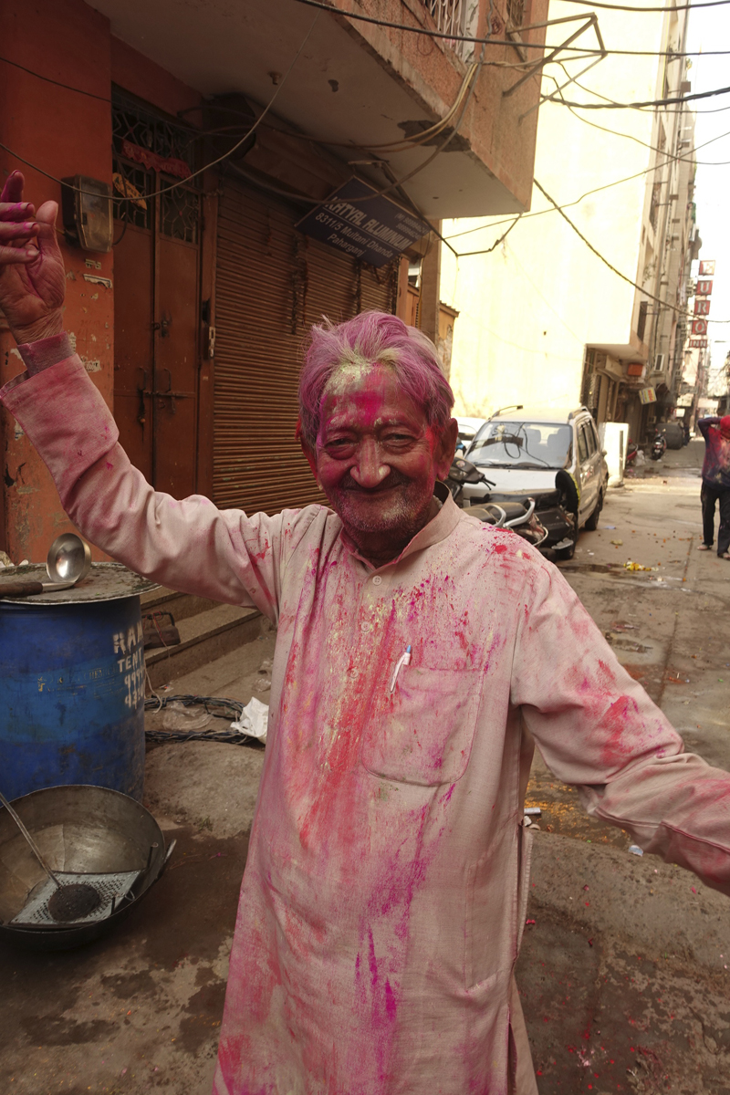 Mon voyage à Delhi en Inde Fête des couleurs Holi