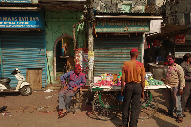 Mon voyage à Delhi en Inde Fête des couleurs Holi